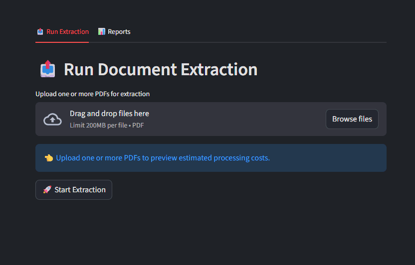 Document AI Starter Dashboard