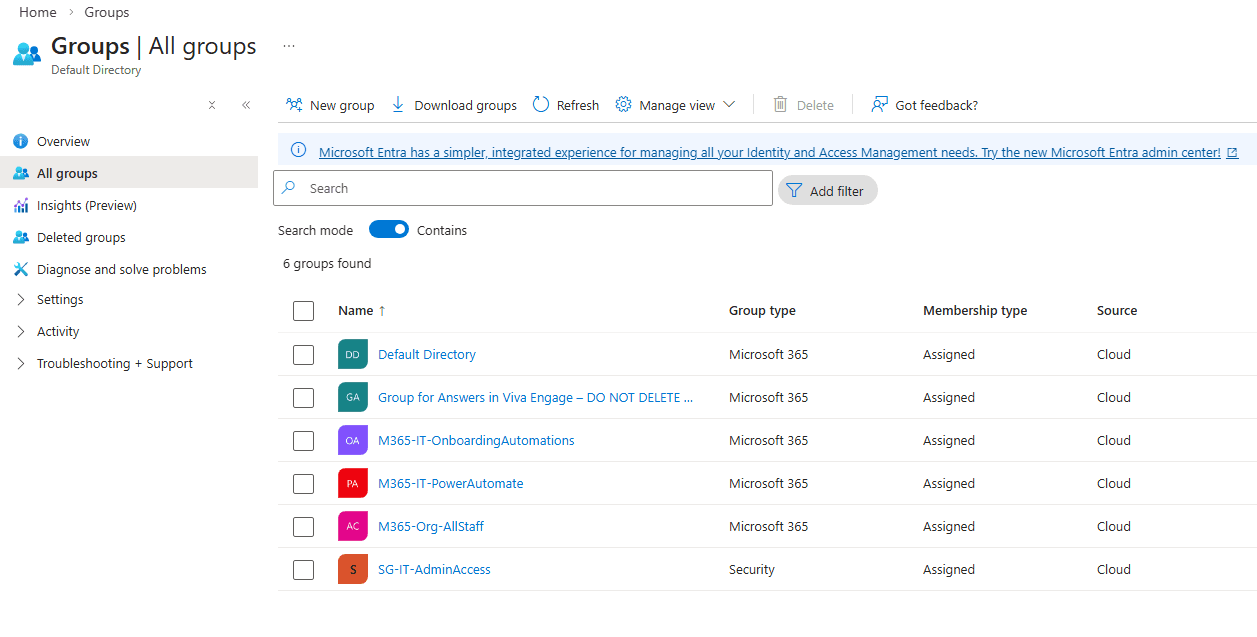 Group Naming Conventions and Identity Organization