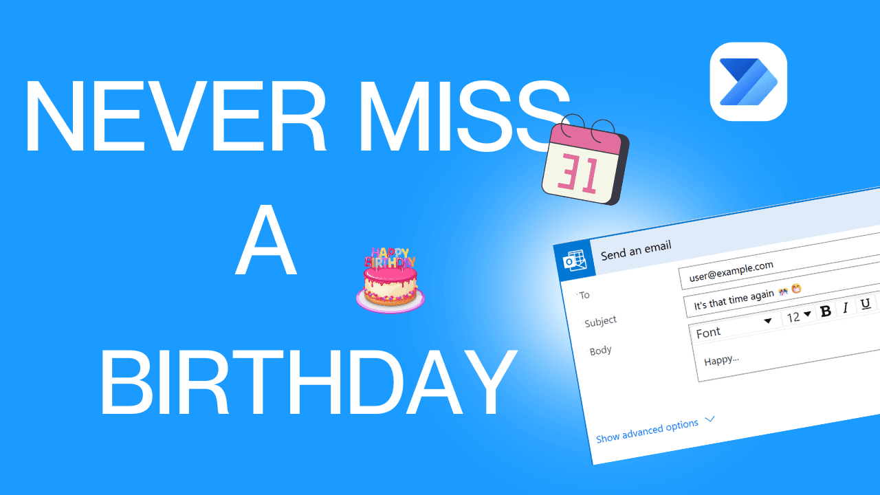 Birthday Reminder Email Flow