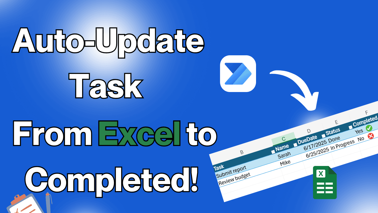 Automatically Mark Tasks as Completed Flow